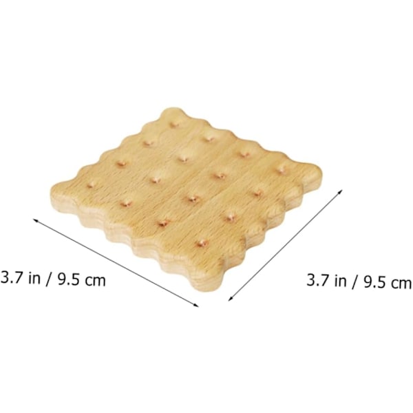 2 stk. Cookie Coasters Sofabord med Opbevaring Æstetisk Værelsesindretning Coasters