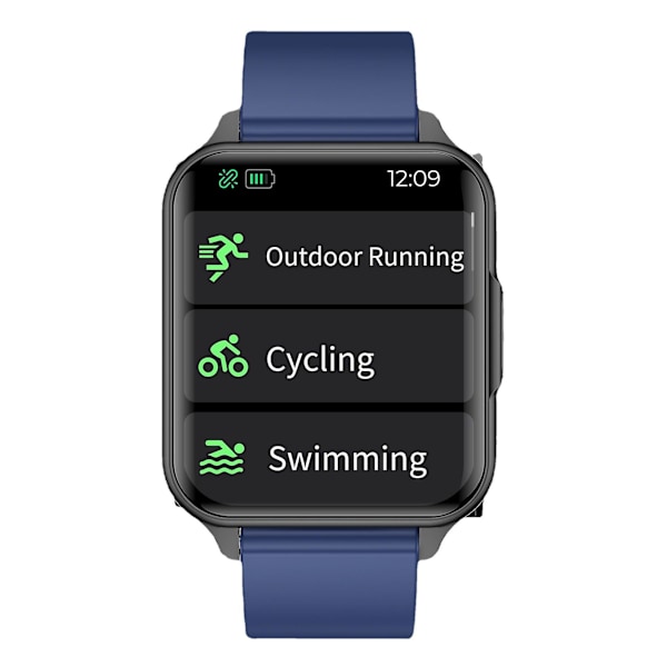 Smartwatch HD Stor Skærm 1.83 Kropstemperatur Ægte Blod Oxygen Hjertefrekvens Vandafvisende Sportstilstand Light gray