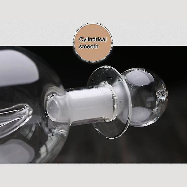 Sejlbåd Drivende Flaske Med Træbase 3D Dekorativ Glas Ornament Skib I Vinflaske 24*10.2cm-yuhao Gold