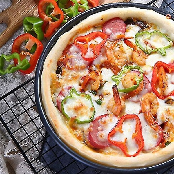 Deep-dish Pizza Bageplade Sæt Metal Pan Sheet Ovn