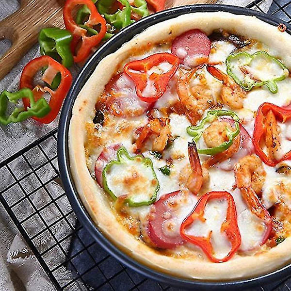 Djup-pan Pizza Bakplåt Set Metall Pan Plåt Ugn