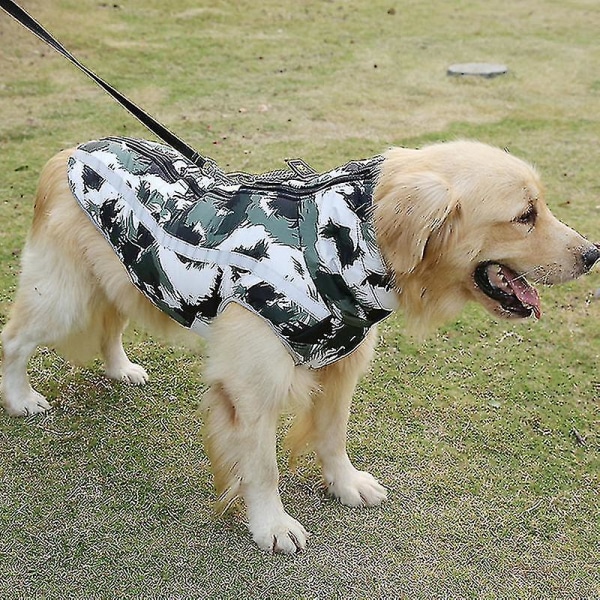 Vanntett Hundeklær Varm Polstret Jakke Glidelås Jumper Vest Jakke