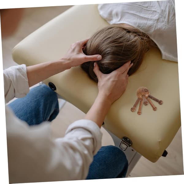 2 st träkamset Gua Sha-kam för män och kvinnor Träterapi massageverktyg