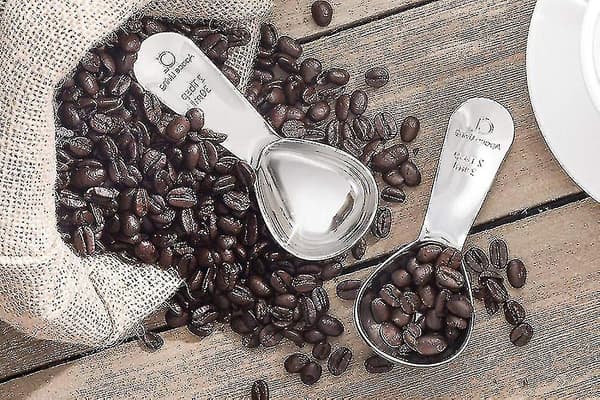 Kaffeskopa (2-pack) - 2 matskedar (msk) - Den bästa rostfria