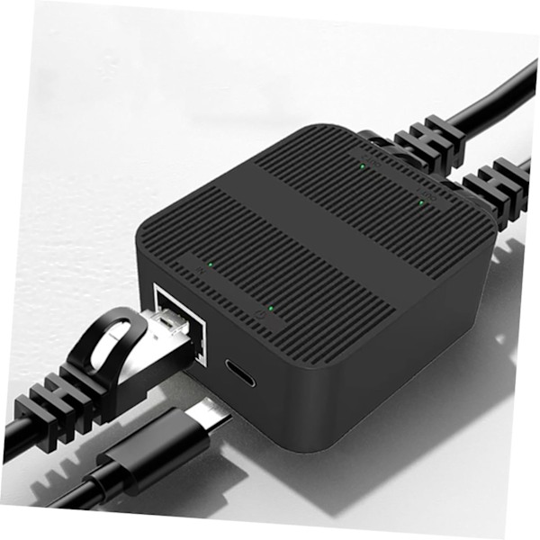 Ergonomisk Design Ethernet Splitter Nätverks Splitter Adapter 1 till 2 Splitter