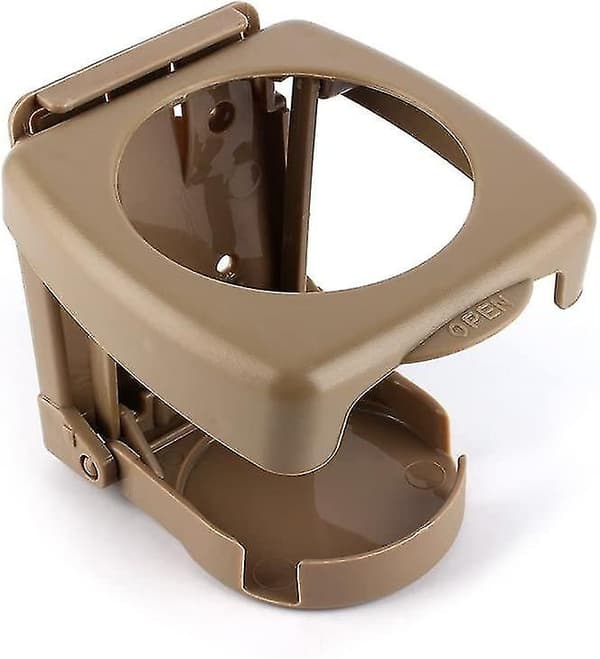 Universal Bilhållare för Drycker, Vikbar, Beige, 1 st