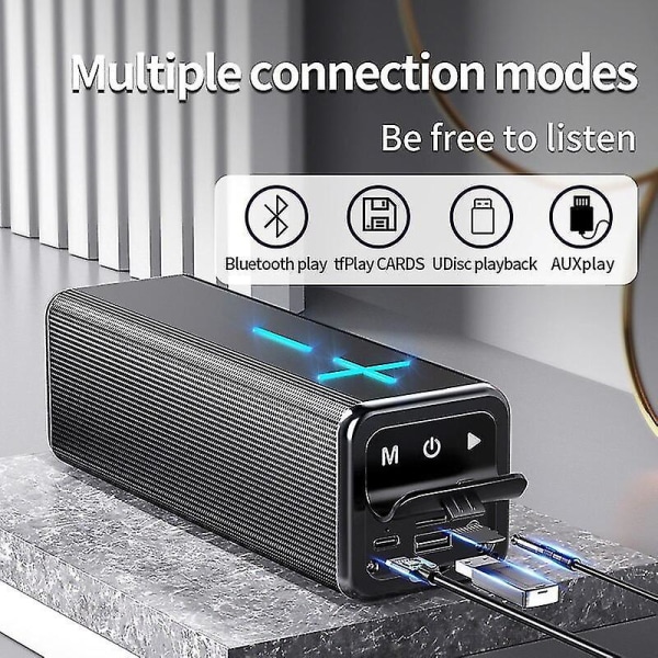 Mc V13 Bluetooth-kaiutin Kannettava Langaton Tws-subwoofer