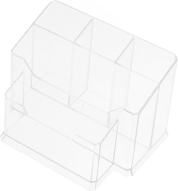 Multi-rum Transparent Negleværktøj Organizer Boks Makeup Opbevaringskasse