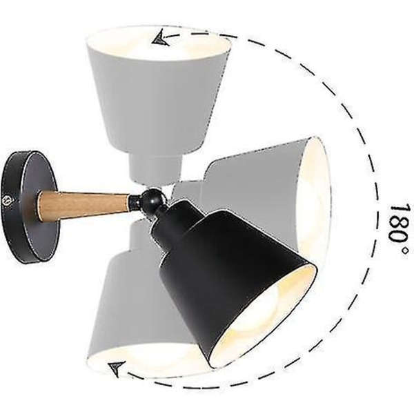 Magic 2-pakks Moderne Vegglampe Innendørs Bur I Metall E27 Taklampe I Metall Design Macaron