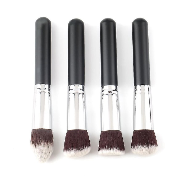 4-pack Träsminkborste Set Professionell Kosmetik