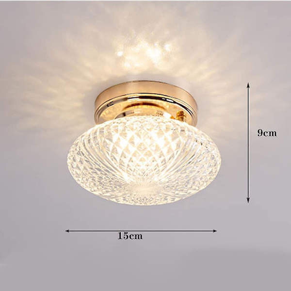 15cm Taklampe i Øydesign, Metall, Moderne, 220-240v