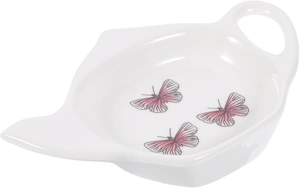 Teposeholder Keramisk Dippskål Hvit Tekanneform Delikat Stilig Solid Ikke Lett å Deformere