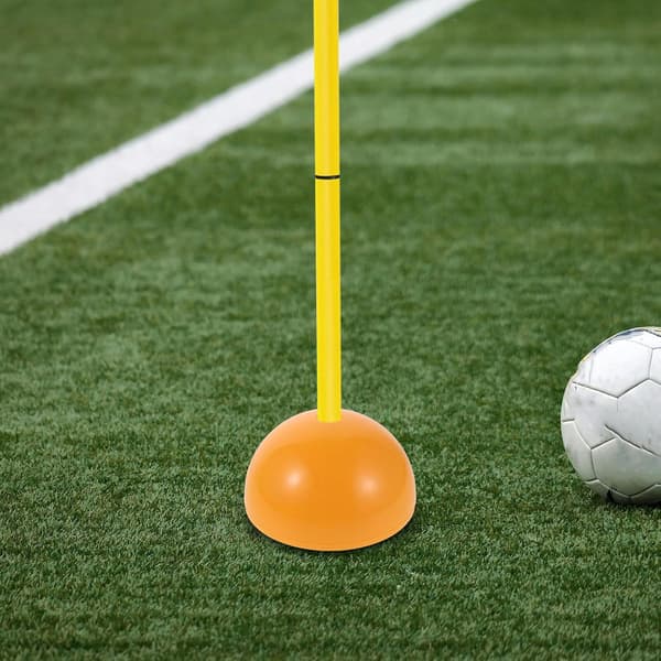 2 st fotbollsagilitystångshållare, viktad plaststångsstöd
