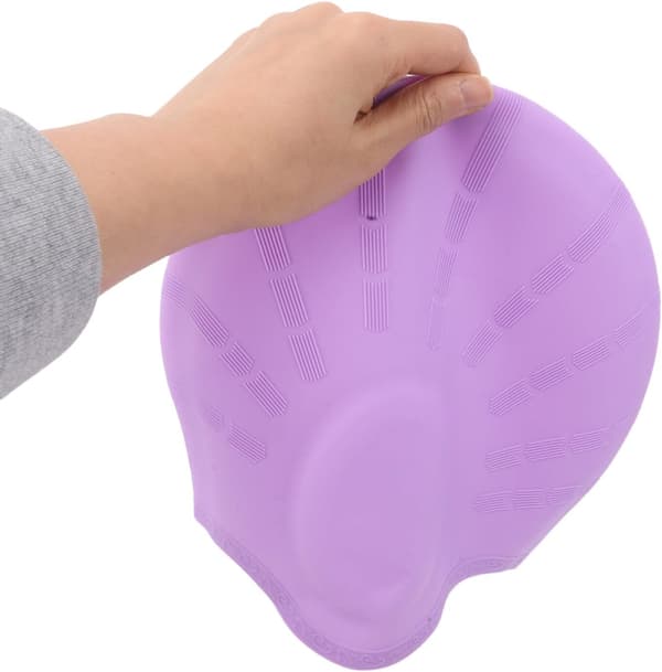 Silikonbadmössa Öronskydd för kvinnor Halkfri design