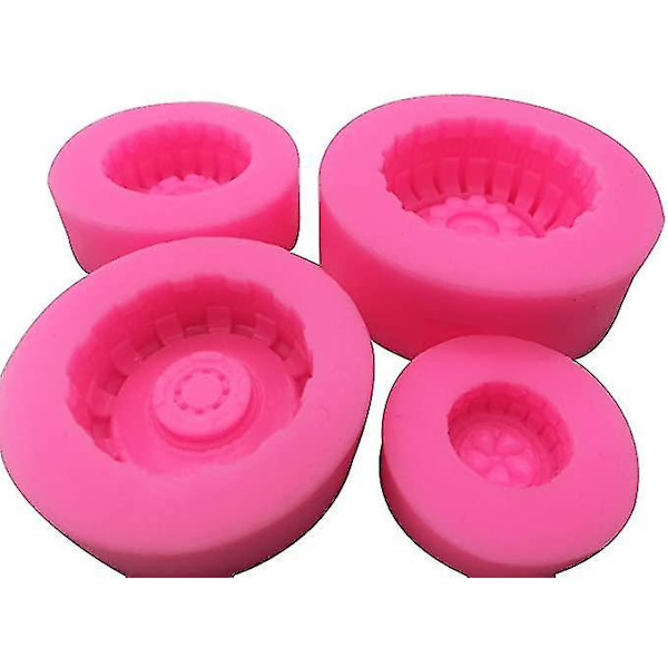4 Silikonformer for julekakedekorasjon