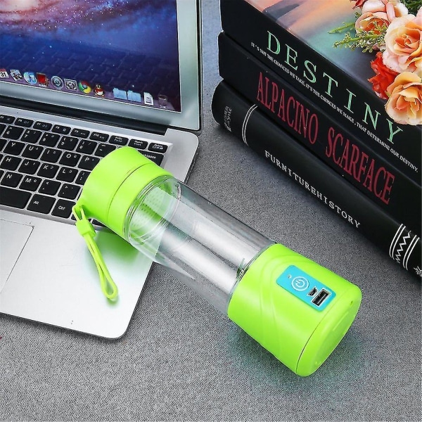 Bærbar 380ml USB Elektrisk Fruktjuiceflaske Blender
