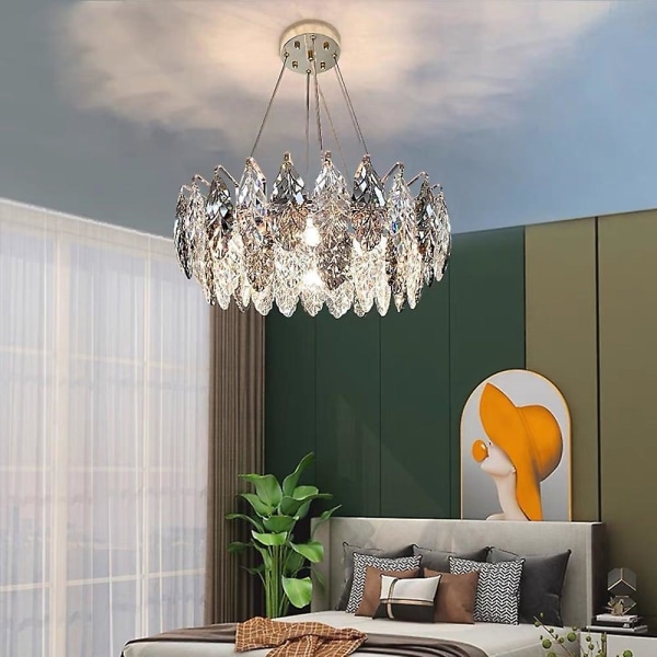 60cm Pendant Lantern Design Chandelier Crystal Electroplated