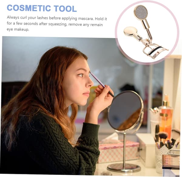 Øjenvippebukker Buet Vippebukker Øjenvippe Makeup Værktøj Rustfrit Stål Naturlige Vippebukker Clips Øjenmakeup