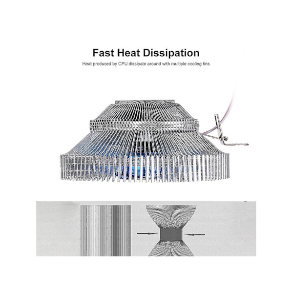 Hydraulisk Køler Varmerør Fan Lydløs Radiator Radiator Udskiftning Til Platform (1 Styk)