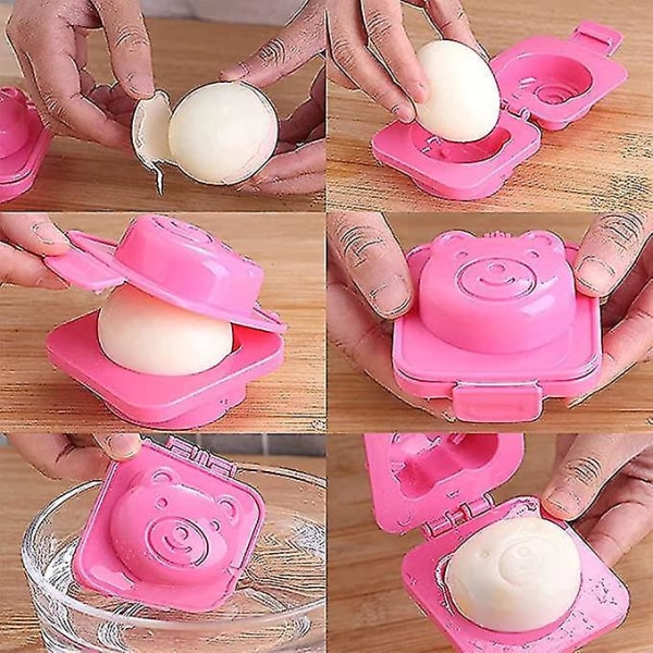 8 stk Ris Onigiri Kjøkkenform Gelé Egg Form Form