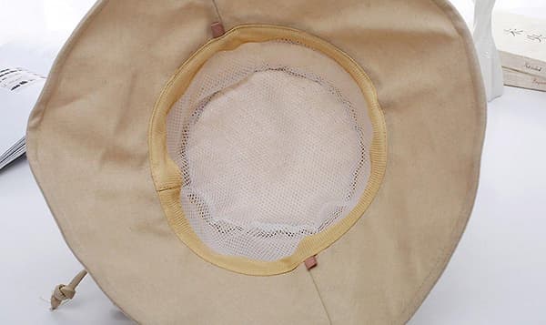 Solhatte til kvinder, smuk sommerdame solhat, foldebar, UV-beskyttelse UPF 50+ khaki