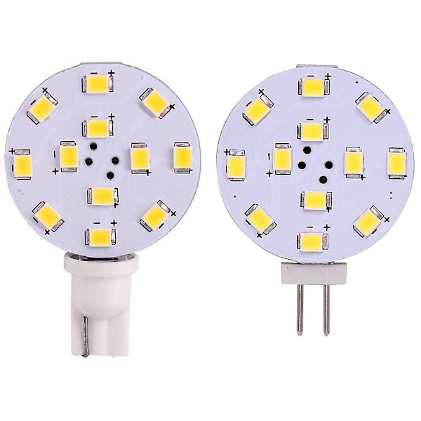 5 stk. T10 G4 12 LED'er 3528 2W Majs LED Pære Dæmpbar