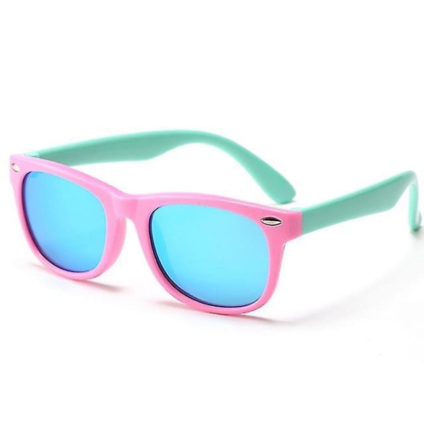 Barn UV400 polariserade solglasögon Flickor Pojkar Spegelglasögon