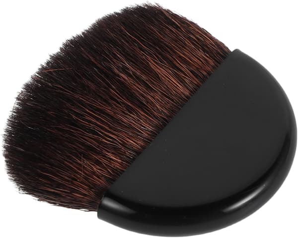 Makeup Blush Børste Kvinder Kompakt Pudderbørste Bløde Nylonbørster Bærbar Ansigts Pudder