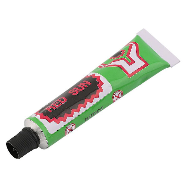 48 stk Sykkel Dekk Reparasjonssett Lappe Lim Dekk Slange Gummi