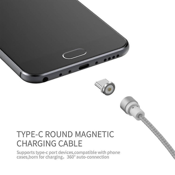 Wsken TypeC Magnetisk Anti-Snuing Kabel Android