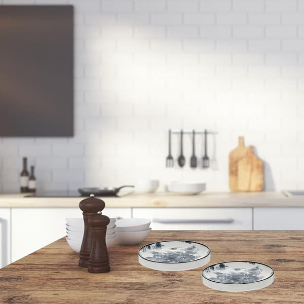Keramisk tekoppunderlag tekanneholder rund termisk isolasjon enkel å rengjøre elegant klassisk design