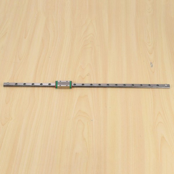 1 stk 9 mm lineær guide miniatureskinne Mgn9 400 mm lineær skinne og 1 stk Mgn9h miniatureskinneskyder (haoyi)-yuhao