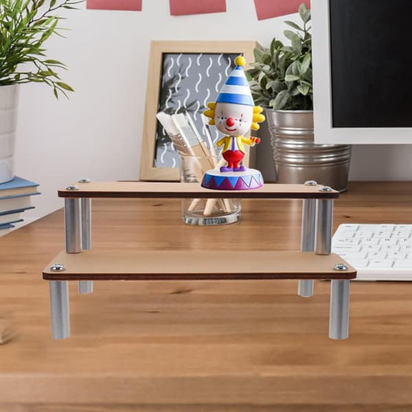 Træ Multi-lags Display Riser Stand og Figurer, Organizer til Modelsamling