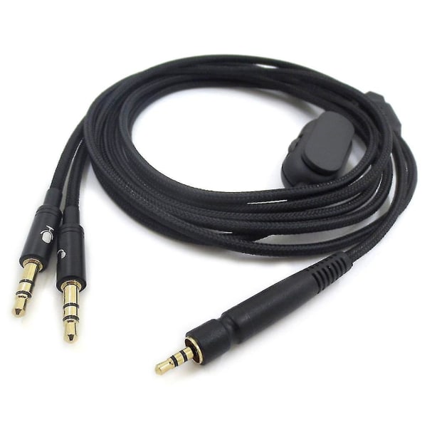 Udskiftningslydkabel til Sennheiser - Game Zero PC 373D GSP350 Double plug version