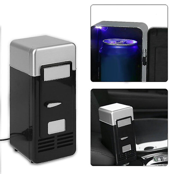 USB-driven Bärbar Mini-kylbox för Drycker och Kosmetika