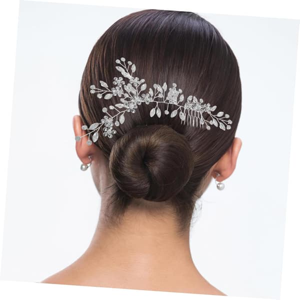 Strass Brud Hårkam Elegant Blommig Design Håraccessoar