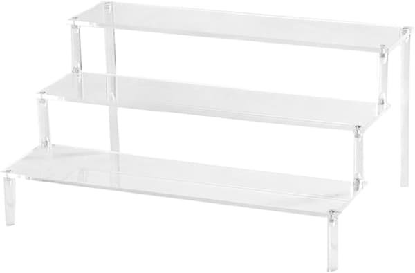 Tecknad bil display stativ akryl modell display hylla för läppstift rack actionfigur hållare