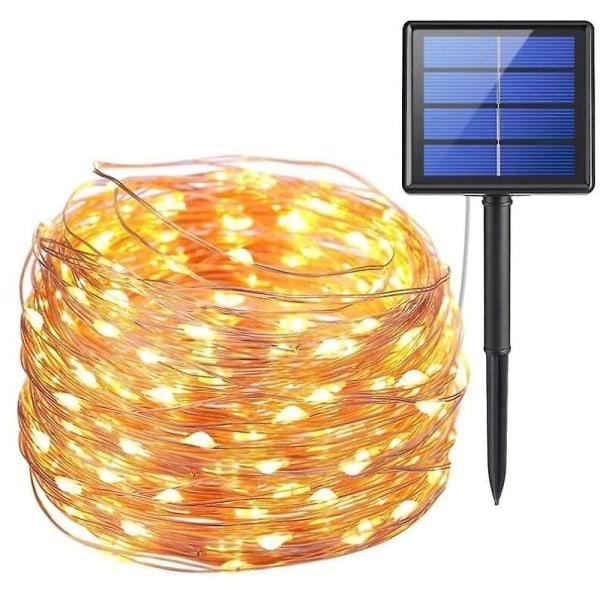 Juletre Solar String Light 24m 240 Leds Vanntett