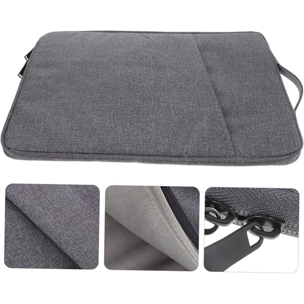 Smal och lätt laptopväska Tablet Sleeve Väska Polyester Handväska för resor och kontorsbruk