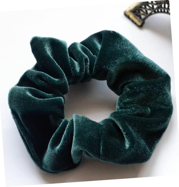 16 stk. fløyels hårstrikker, elastiske scrunchies for hår til kvinner, gutter og jenter