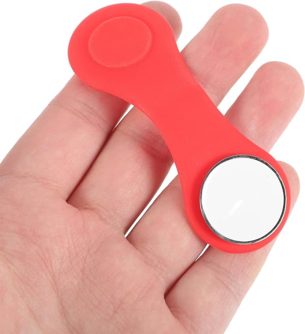 Golfboldmarkør Magnetisk Hatteclips, Bærbart Silikone- og Metalgolftilbehør