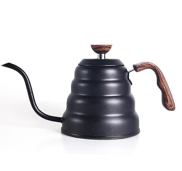 1l Rustfrit Stål Te- og Kaffekedel med Termometer Drypper