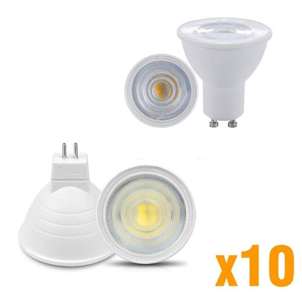 20 kpl 6W Spottivalo Raide LED-valo 600lm GU10 MR16 6 LED-helmeä