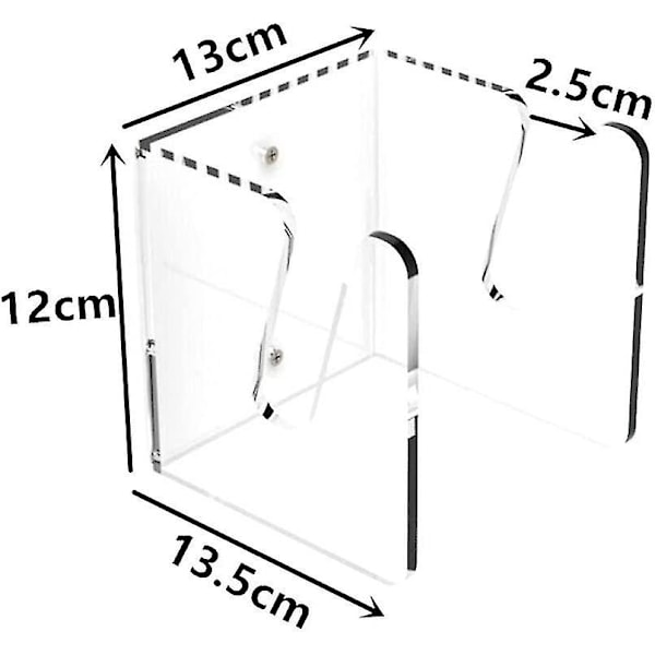 Veggfeste for Wakeboard, Skateboardveggfeste, Veggfeste, Transparent Akryl Egnet for Longboard