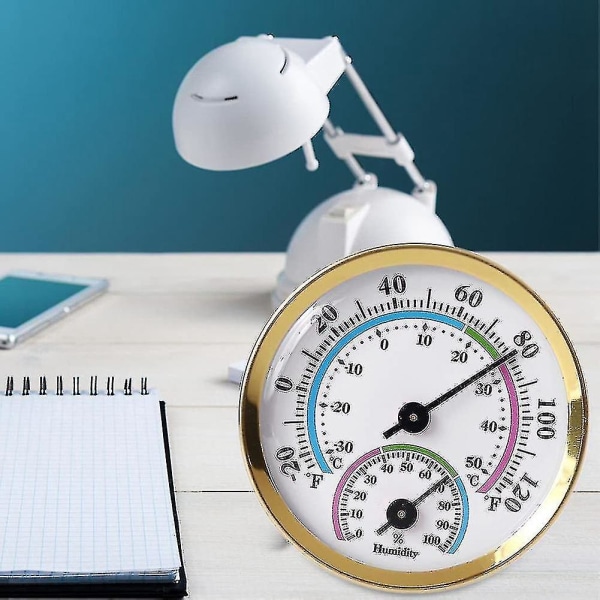 Digital Inomhus Termometer, Hushålls Mini Hållbar Peka Guld