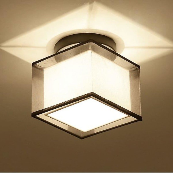 1-valaisin kattovalaisin Led Square Moderni yksinkertainen lamppu