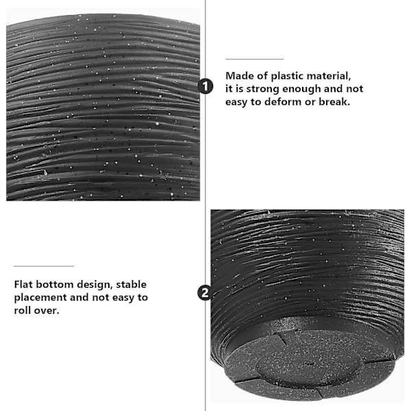 Hydroponisk Plantepot af Plastik, Påskelilje Plantepot, Plastik Blomsterpotte, Hydroponisk Plantepot, Plantebeholder