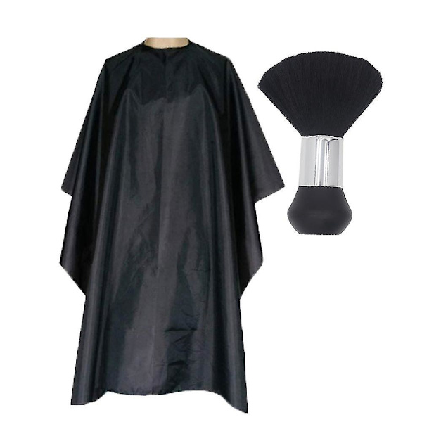 Pro Hårsalongs Cape Halsdammborste Salong Frisör Svart