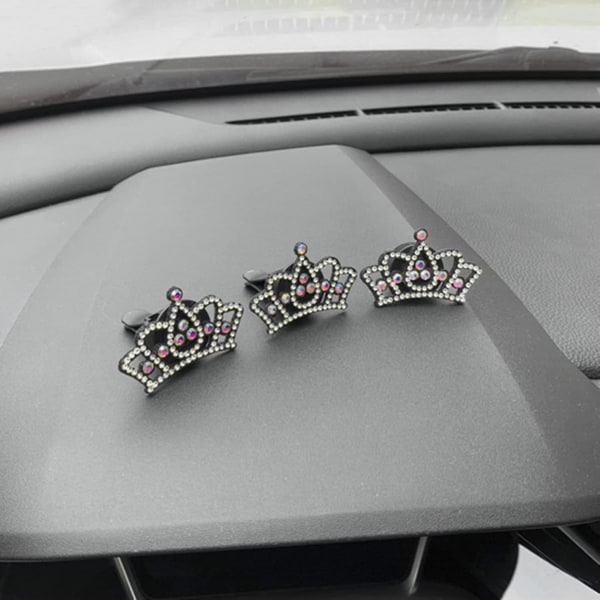 Bling Car Air Freshener Vent Clip, Bling Crown Car Aromatherapy Avgas Clip Ventilation Clip