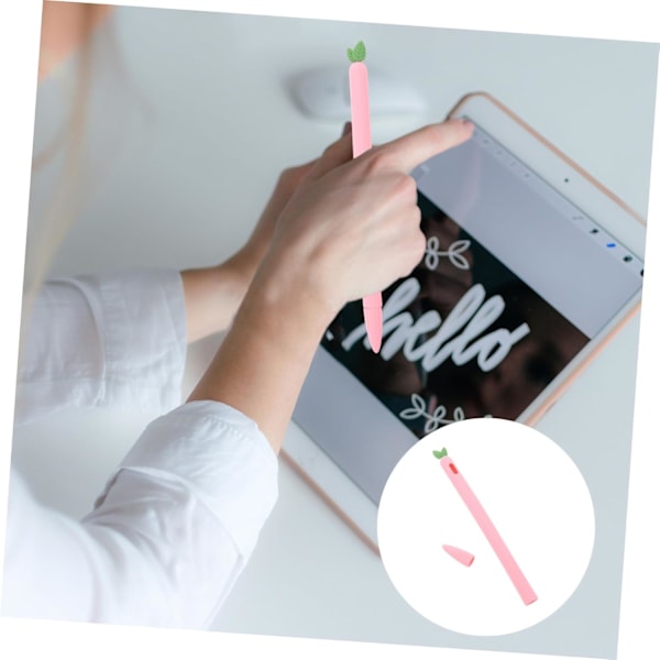 Beskyttelsesetui for Stylus Penn Silikonhylser Stylus for 2 Beskyttende grep